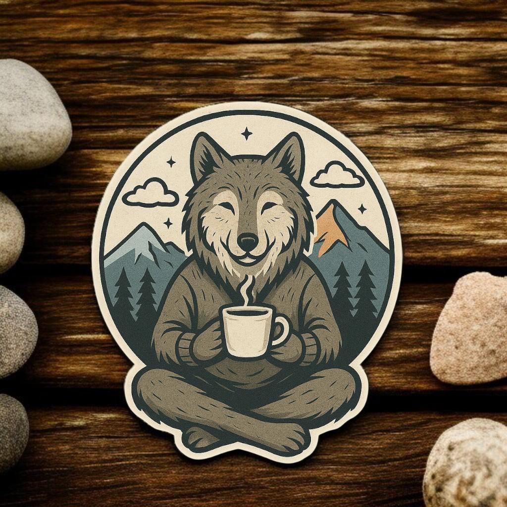 WOLF COFFEE | Vinyl Sticker