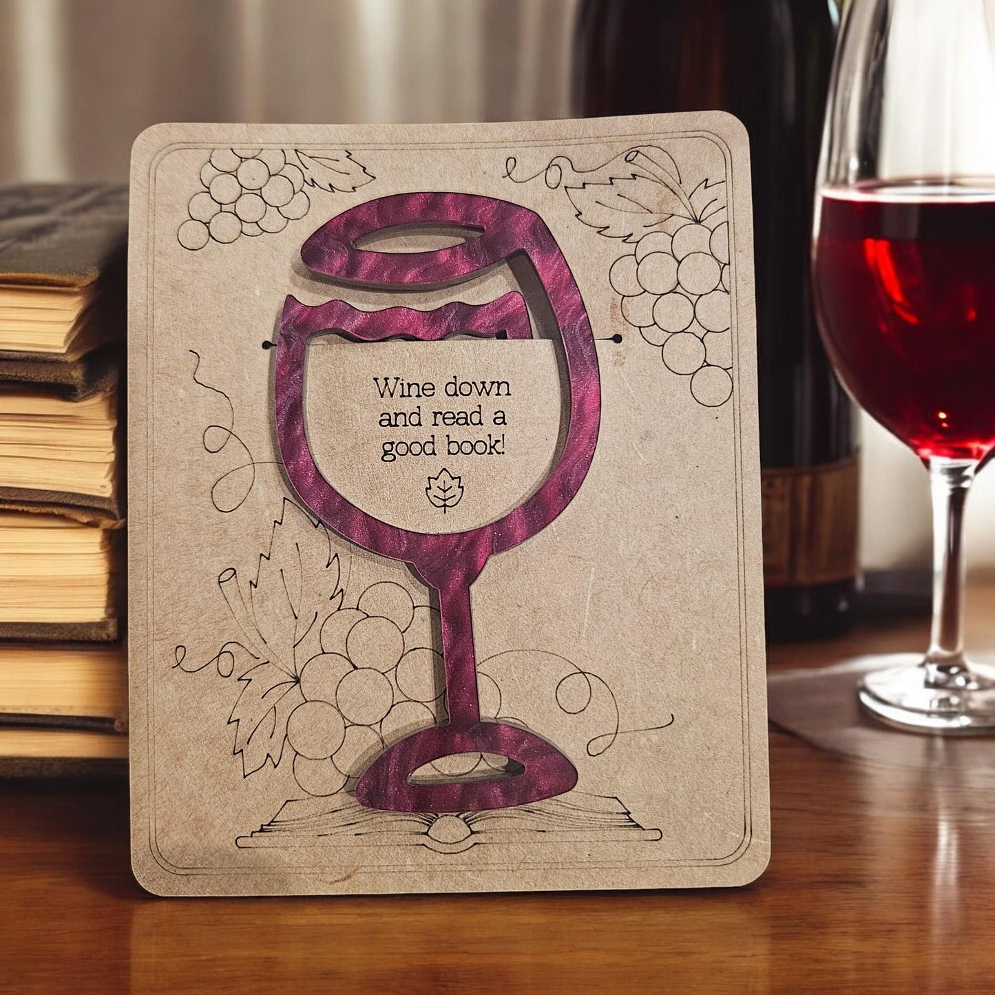 ELEGANT WINE-THEMED | Bookmark