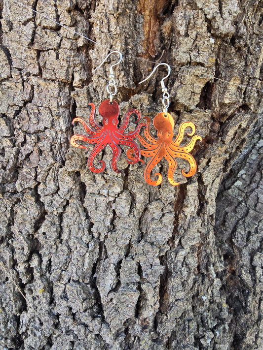 MIDNIGHT PRISM OCTOPUS | Dangle Earrings