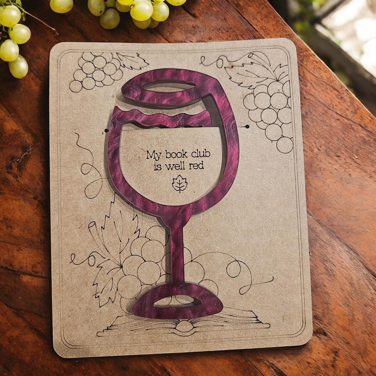 ELEGANT WINE-THEMED | Bookmark