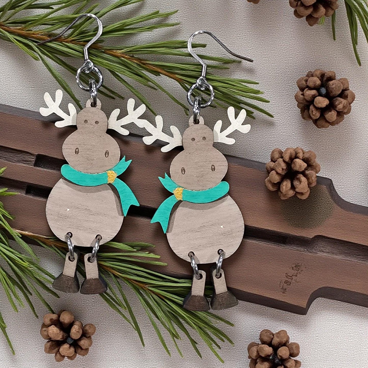 WARM MOOSE | Dangle Earrings