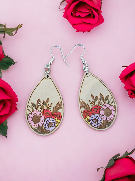 FLORAL BOUQUET | Dangle Earrings