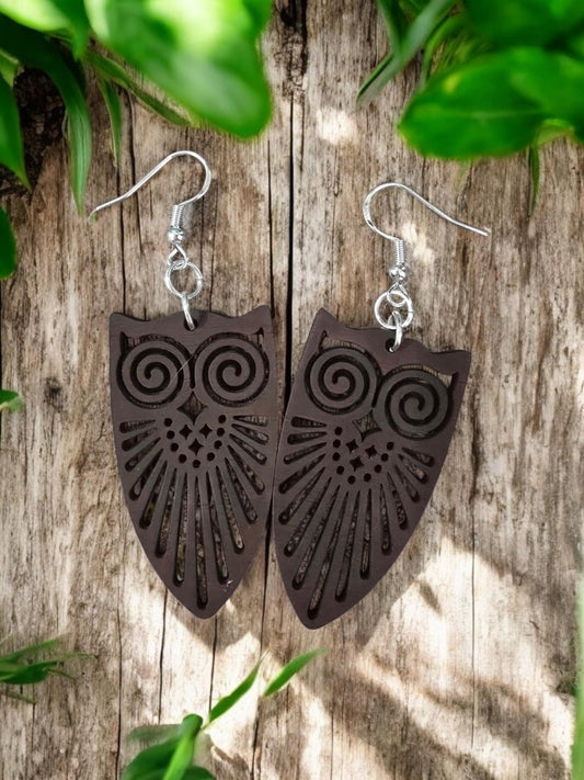 WOODLAND OWL | Dangle Earrings