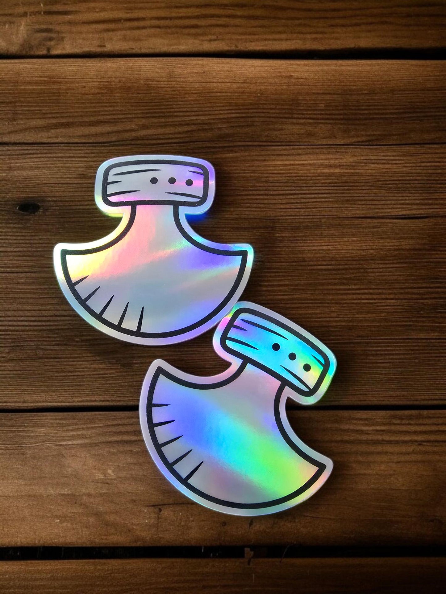 ULU HOLOGRAPHIC | Vinyl Sticker - ulu, Indigenous, Alaska,