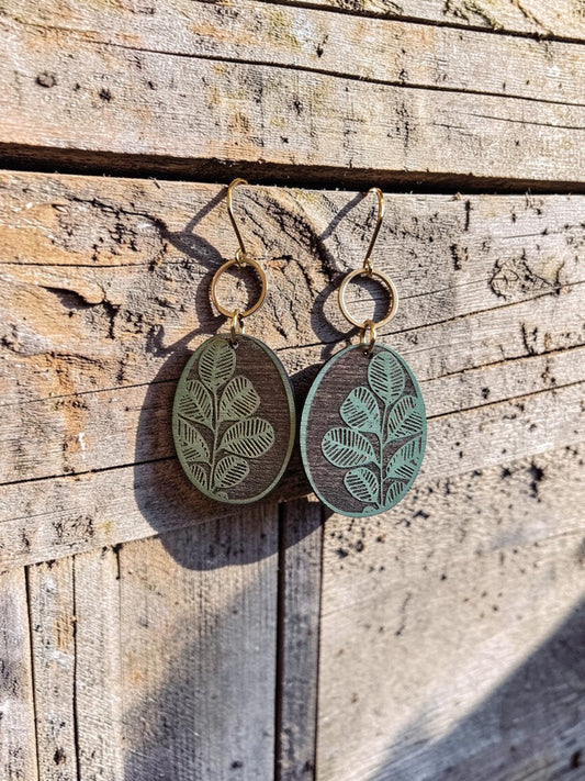 GOLDEN LEAF | Dangle Earrings