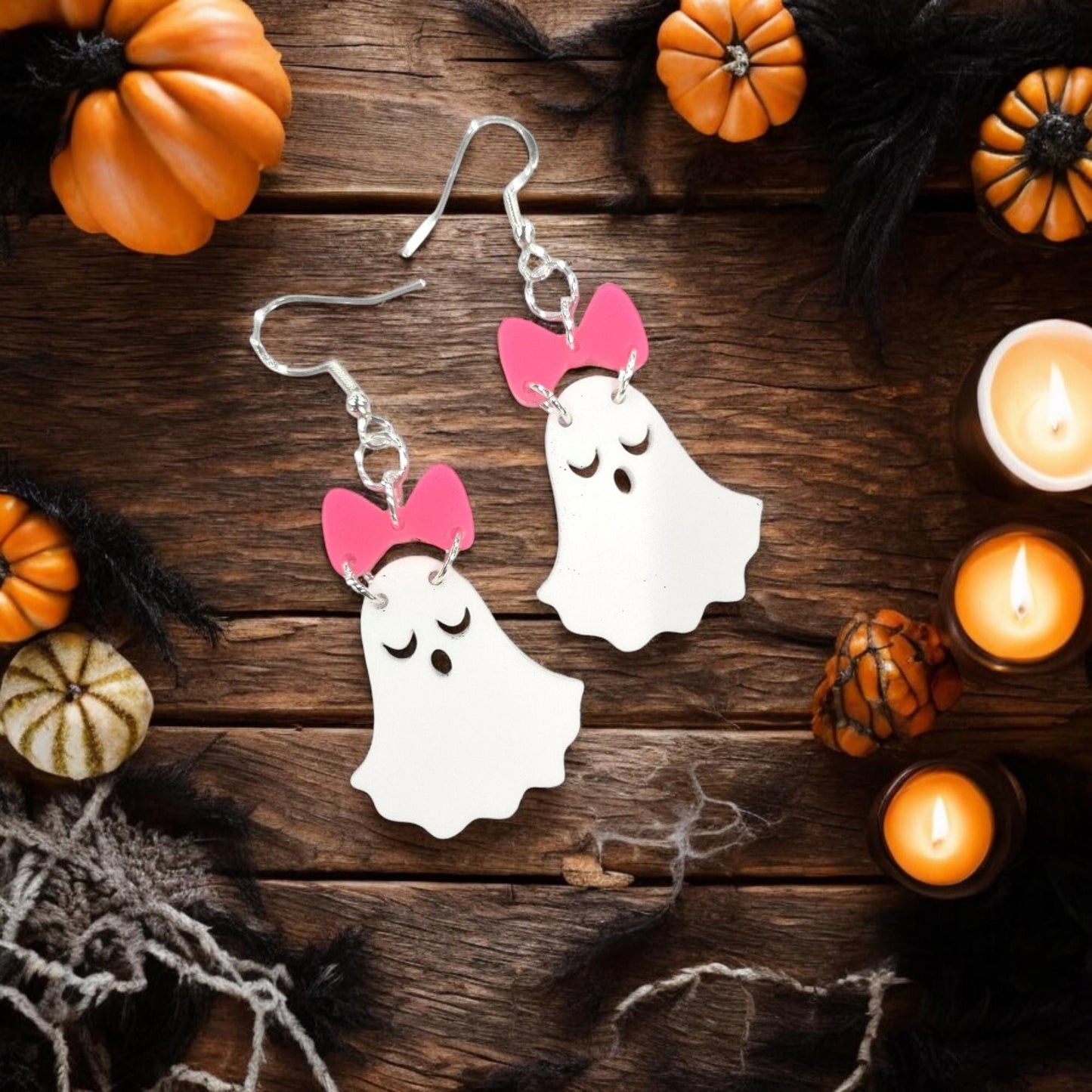 COWBOY HAT or BOW | Dangle Earrings