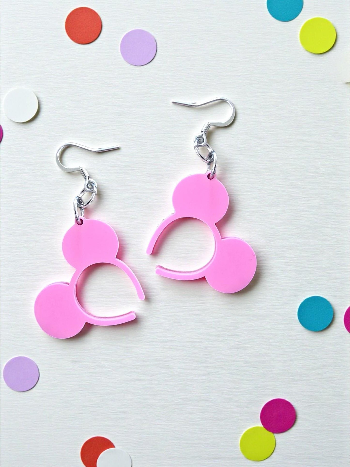MOUSE EARS (pick your color) | Dangle Earrings
