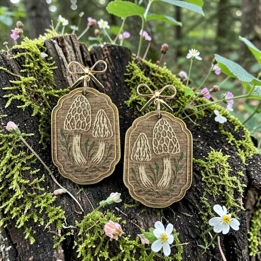 GOLDEN MOREL | Dangle Earrings