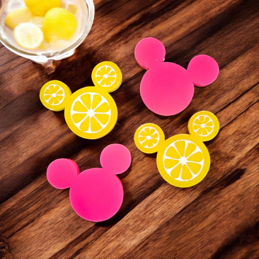 PINK LEMONADE (2 pair set) | Stud Earrings