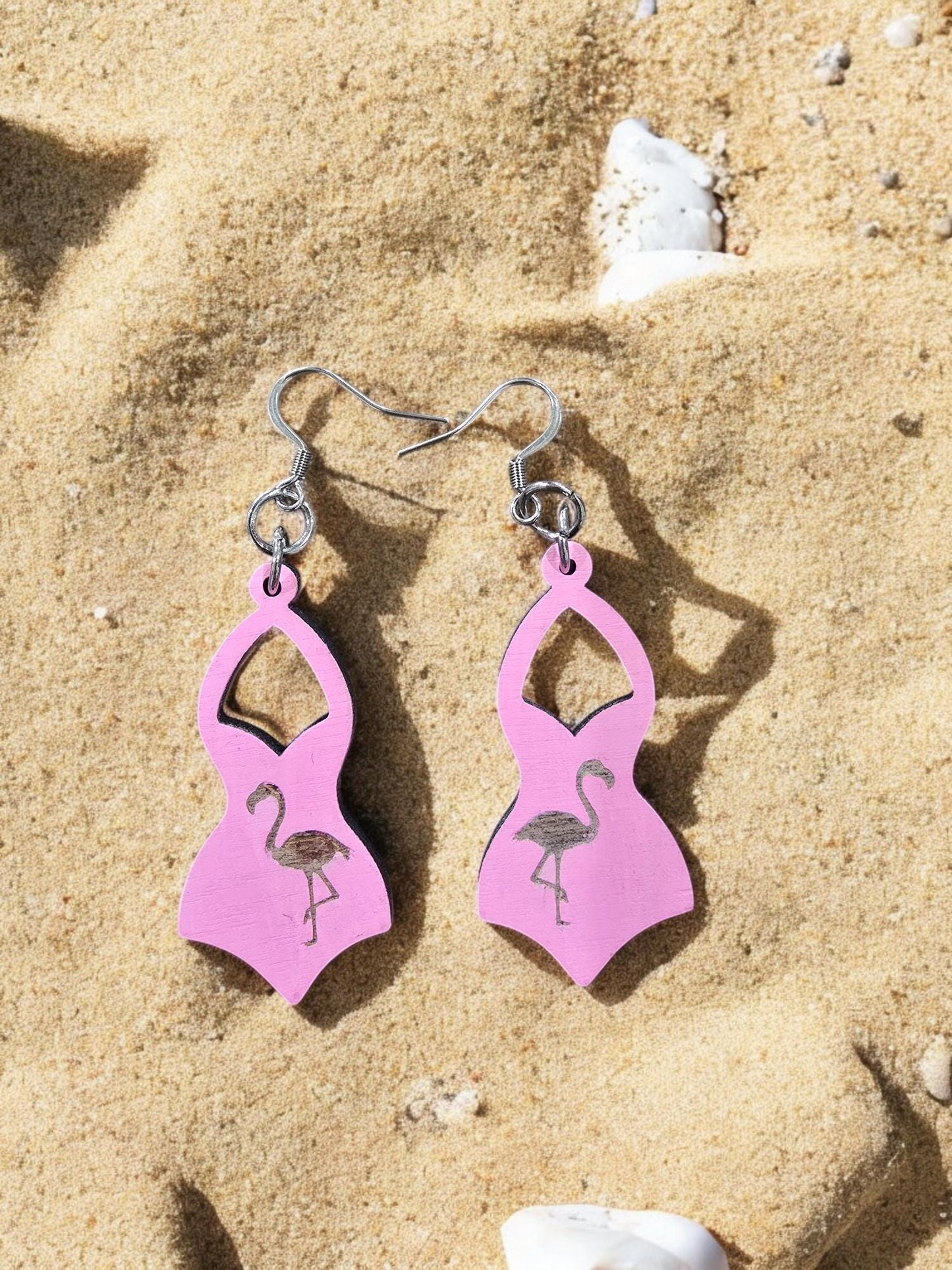 FLAMINGO SWIMSUIT | Dangle Earrings