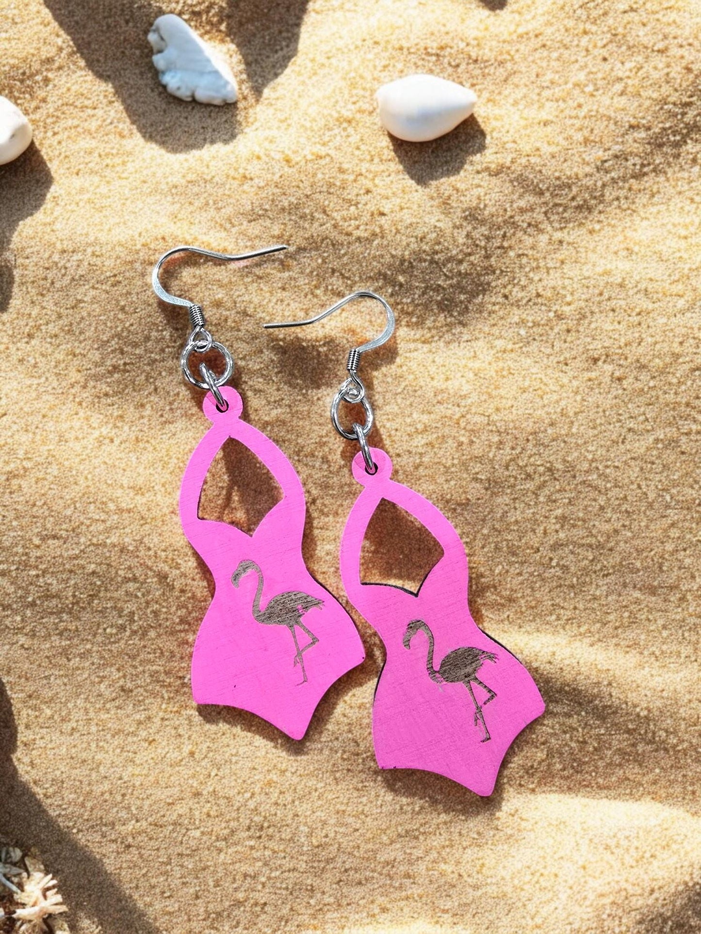 FLAMINGO SWIMSUIT | Dangle Earrings