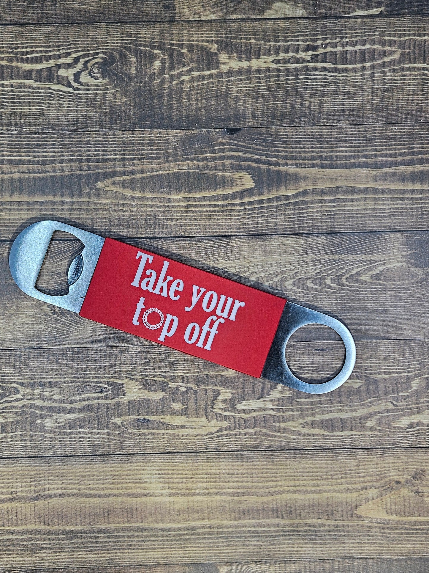 TOP OFF | Stainless Steel + Silicone Bottle Opener