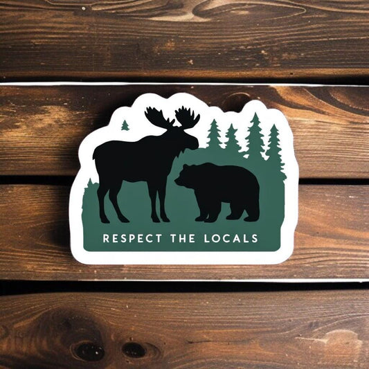 RESPECT THE LOCALS #1 | Vinyl Sticker