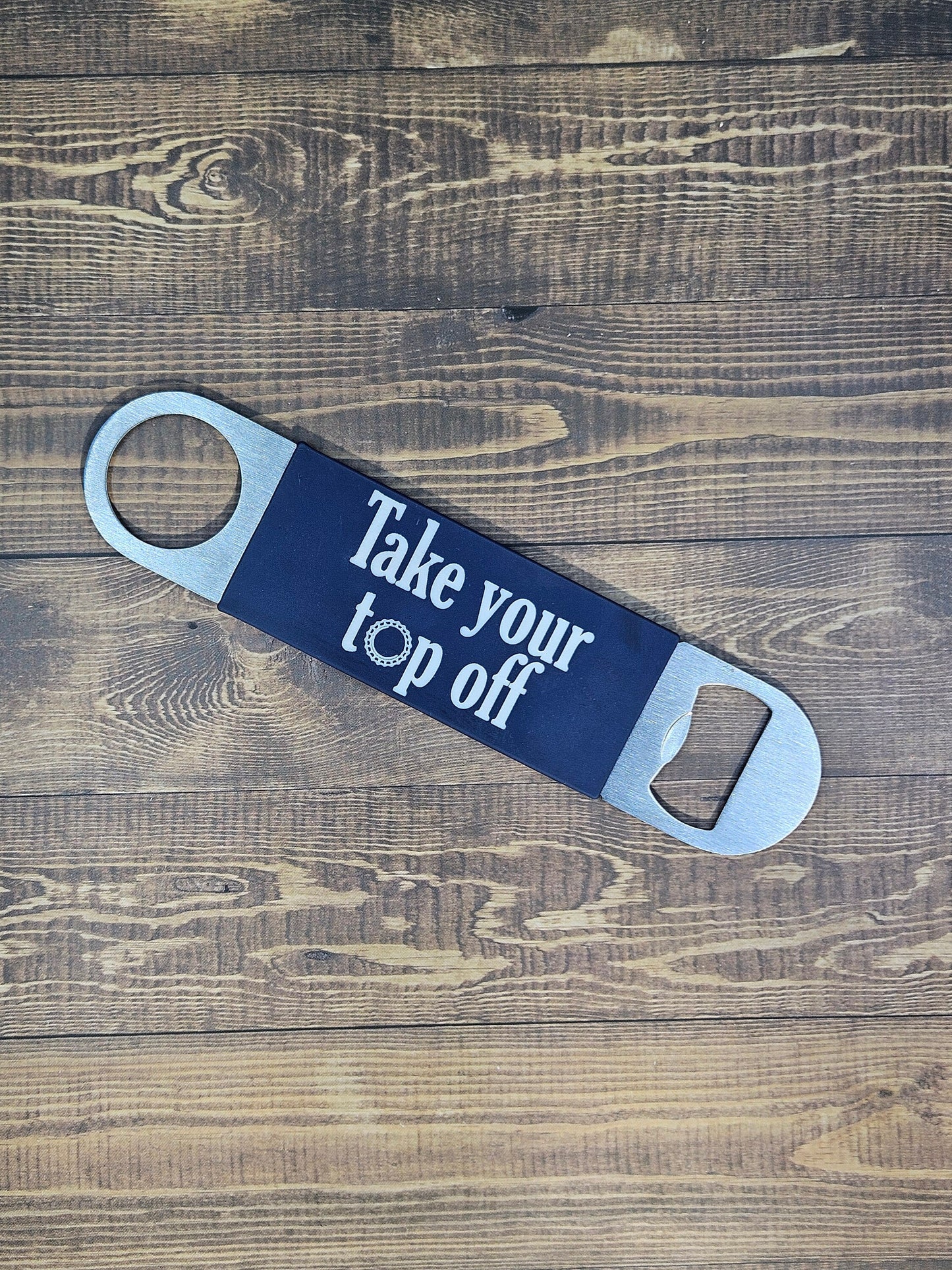 TOP OFF | Stainless Steel + Silicone Bottle Opener