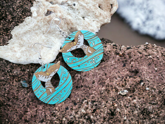 WHALE TAIL | Dangle Earrings