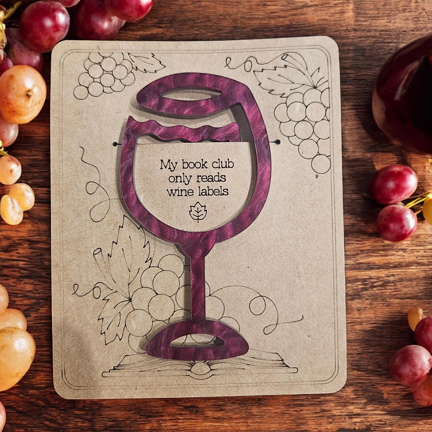 ELEGANT WINE-THEMED | Bookmark