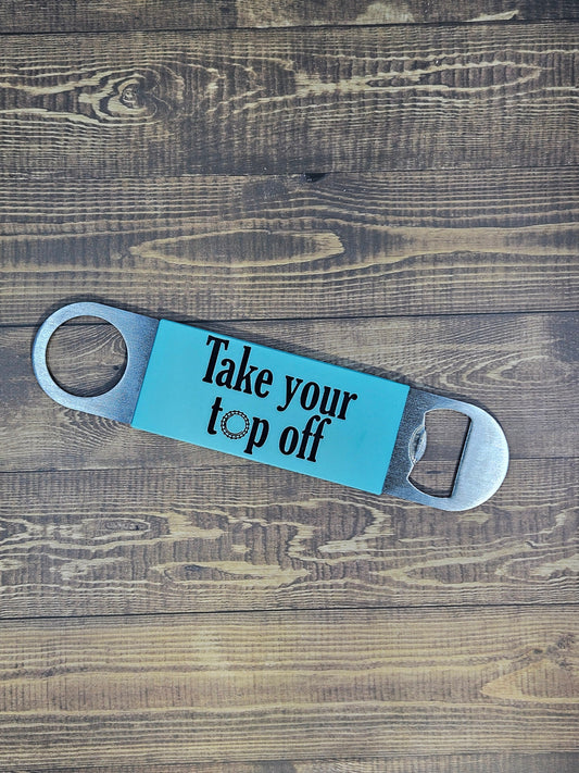 TOP OFF | Stainless Steel + Silicone Bottle Opener