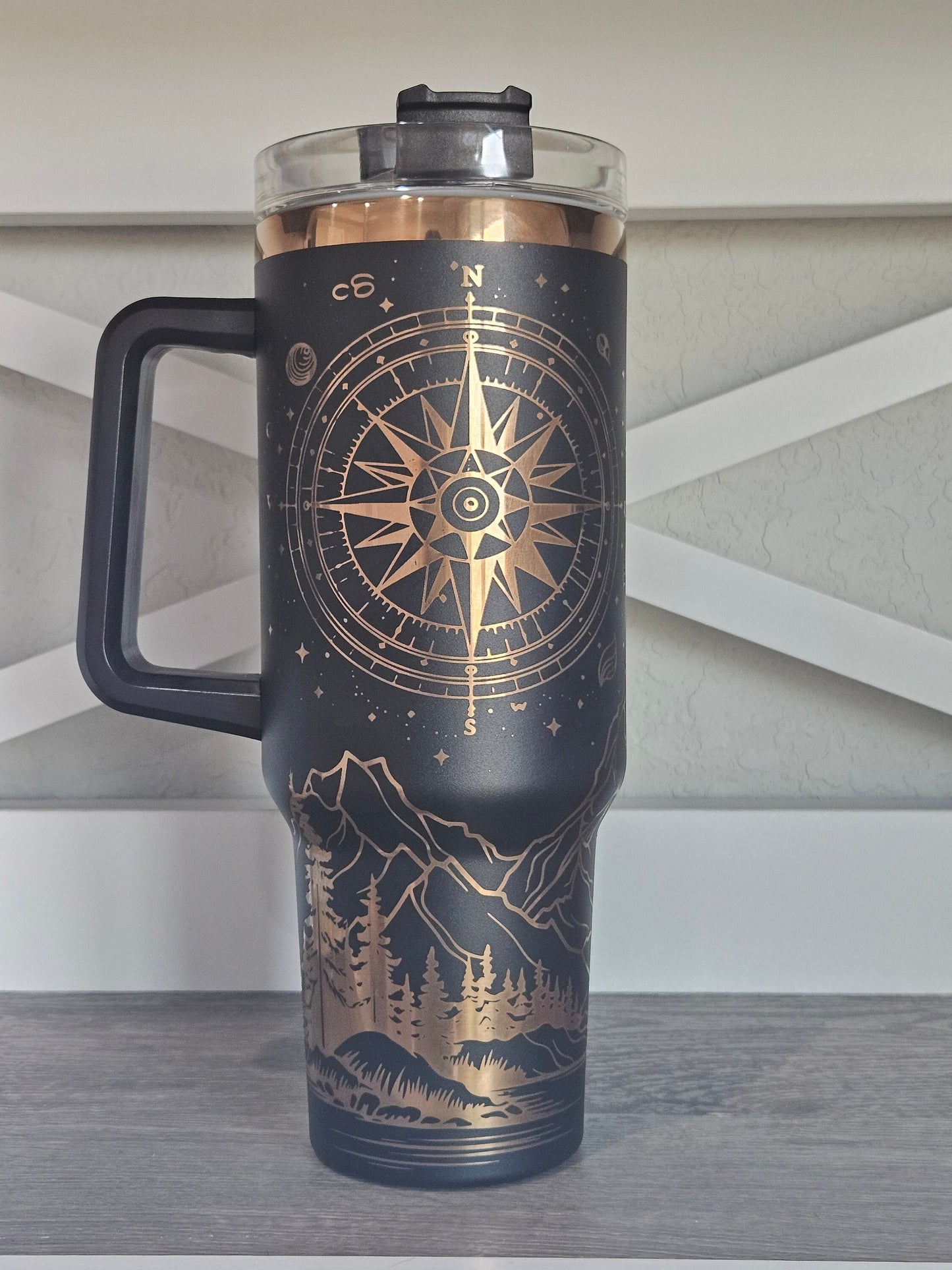 WANDERLUST | 40 oz Cup - travel cup, travel Stanley, wanderlust, travel gift, wanderlust gift, traveler gift, Stanley