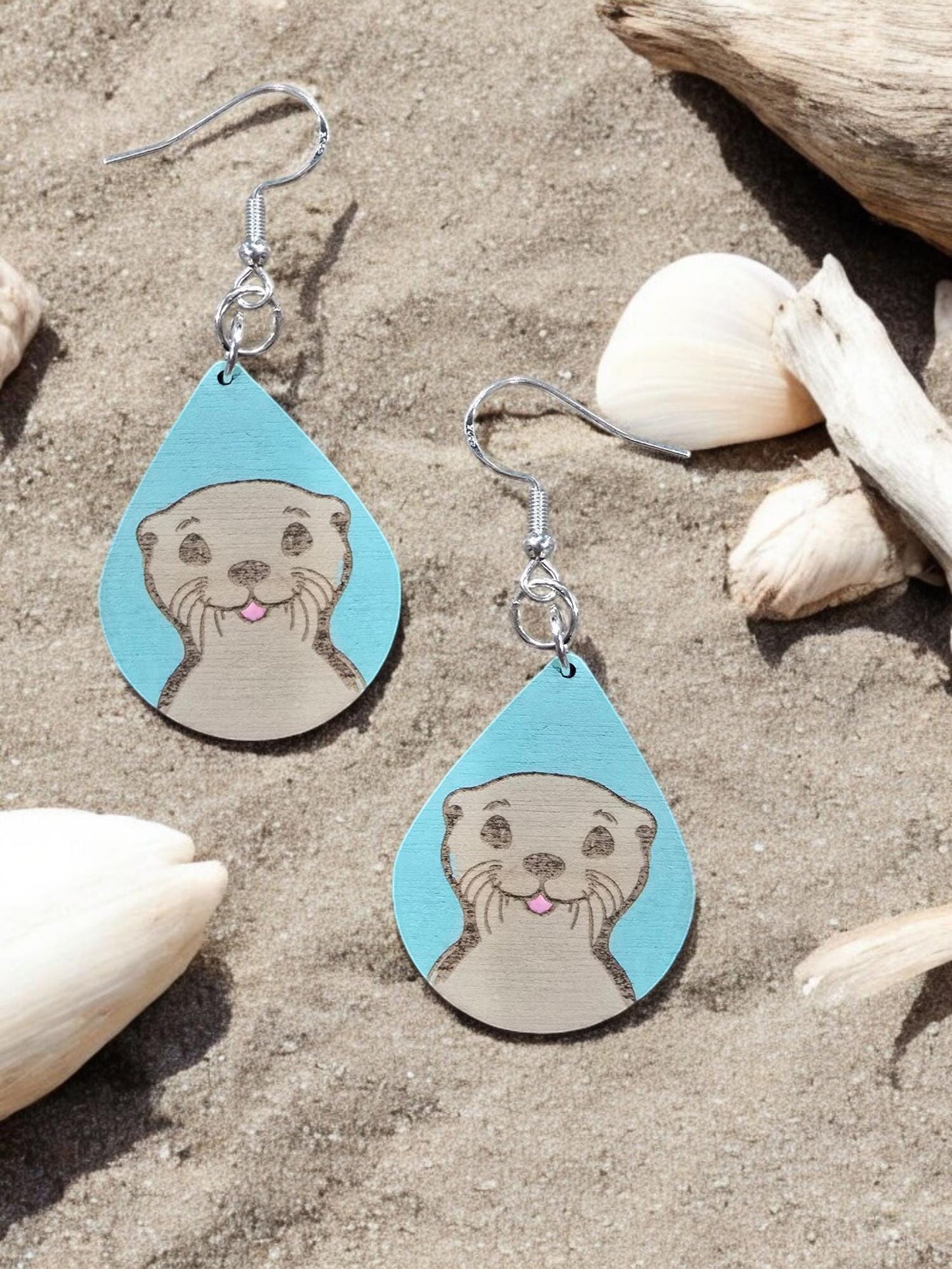 SEA OTTER | Dangle Earrings
