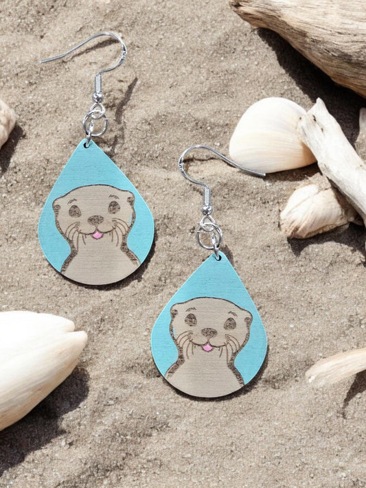 SEA OTTER | Dangle Earrings