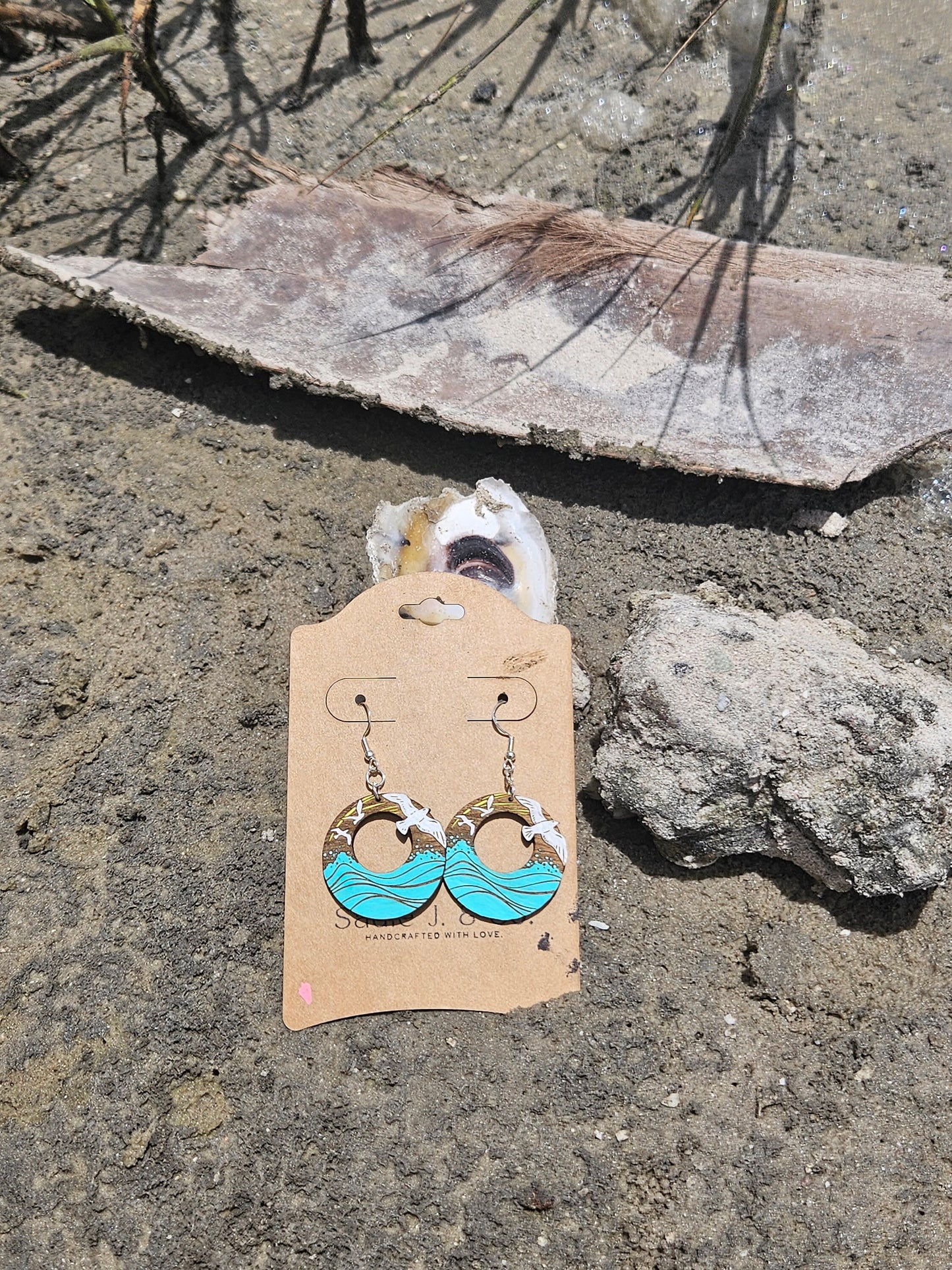 SEAGULL OCEAN | Dangle Earrings