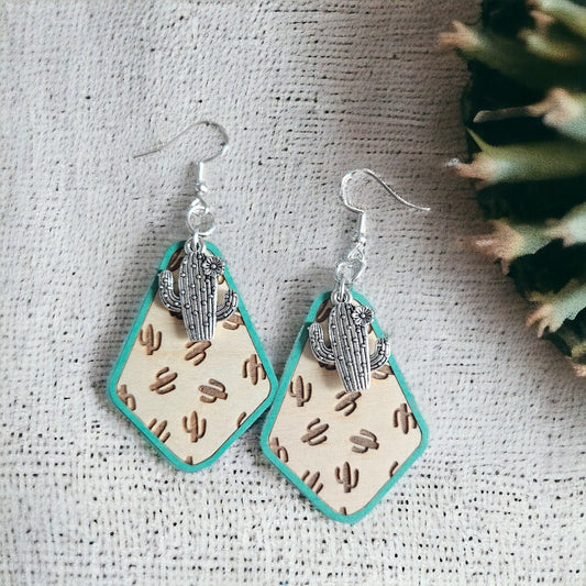 CACTUS CHARM | Dangle Earrings