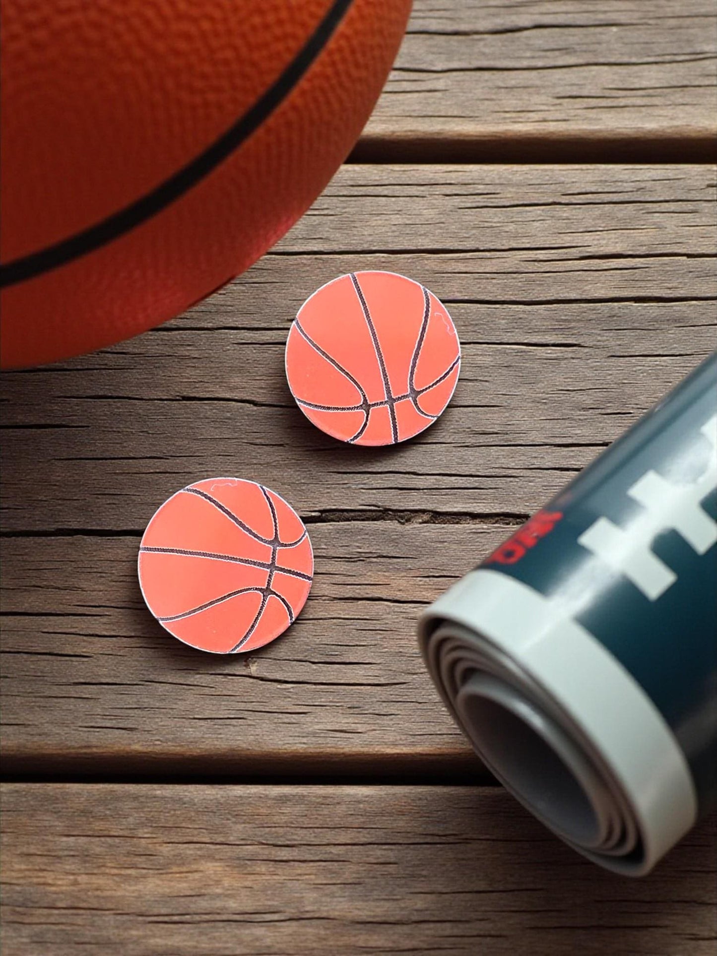 SPORTS BALLS | Stud Earrings - basketball, volleyball, soccer, baseball, earrings, sports