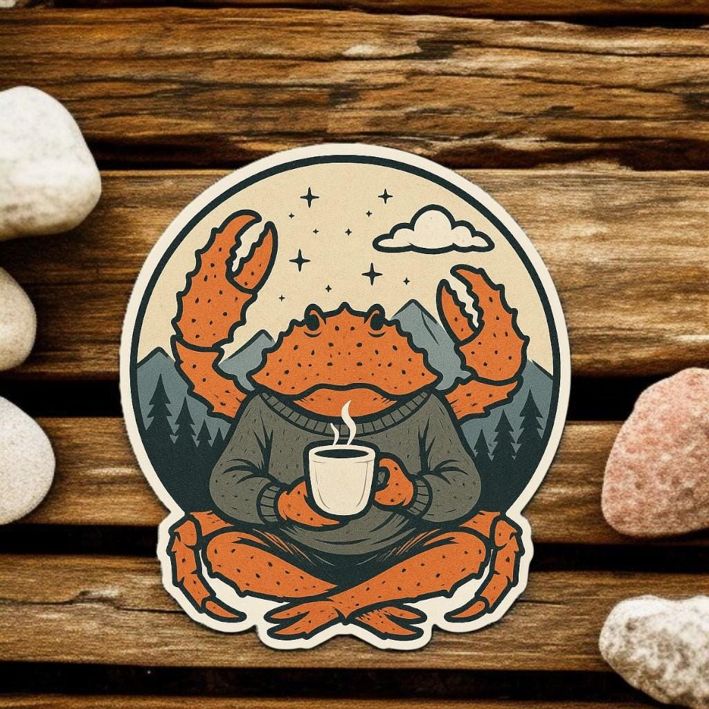KING CRAB COFFEE | Vinyl Sticker