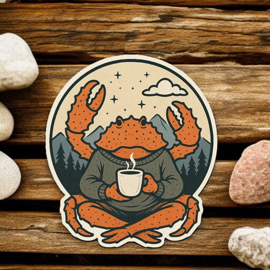 KING CRAB COFFEE | Vinyl Sticker