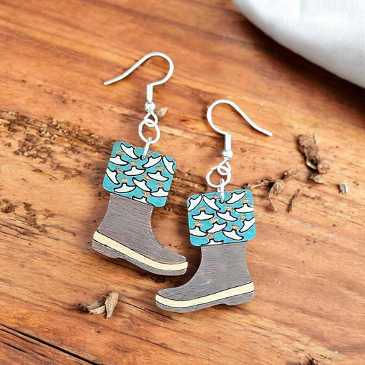 ULU RUBBER BOOT | Dangle Earrings