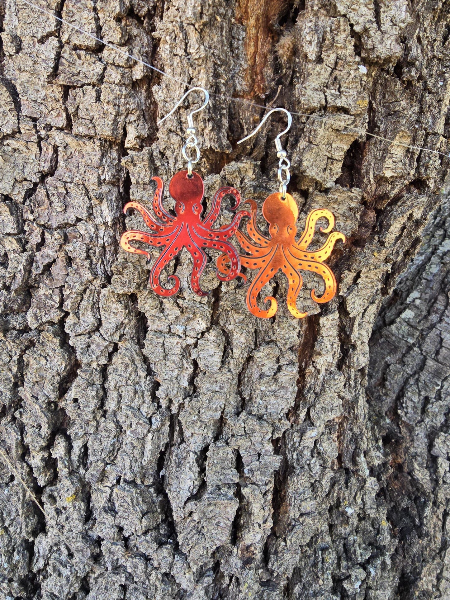 MIDNIGHT PRISM OCTOPUS | Dangle Earrings