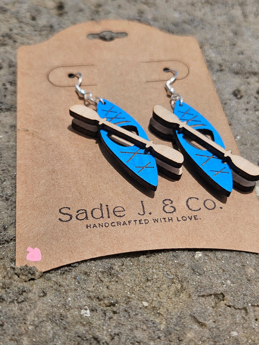 KAYAK & PADDLE | Dangle Earrings