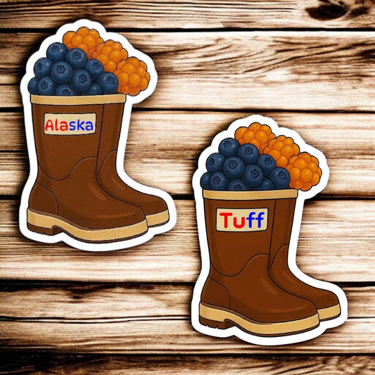 ALASKA BERRY BOOT | Vinyl Sticker