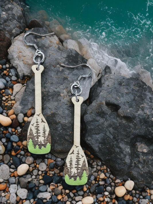 KAYAK/CANOE PADDLE | Dangle Earrings