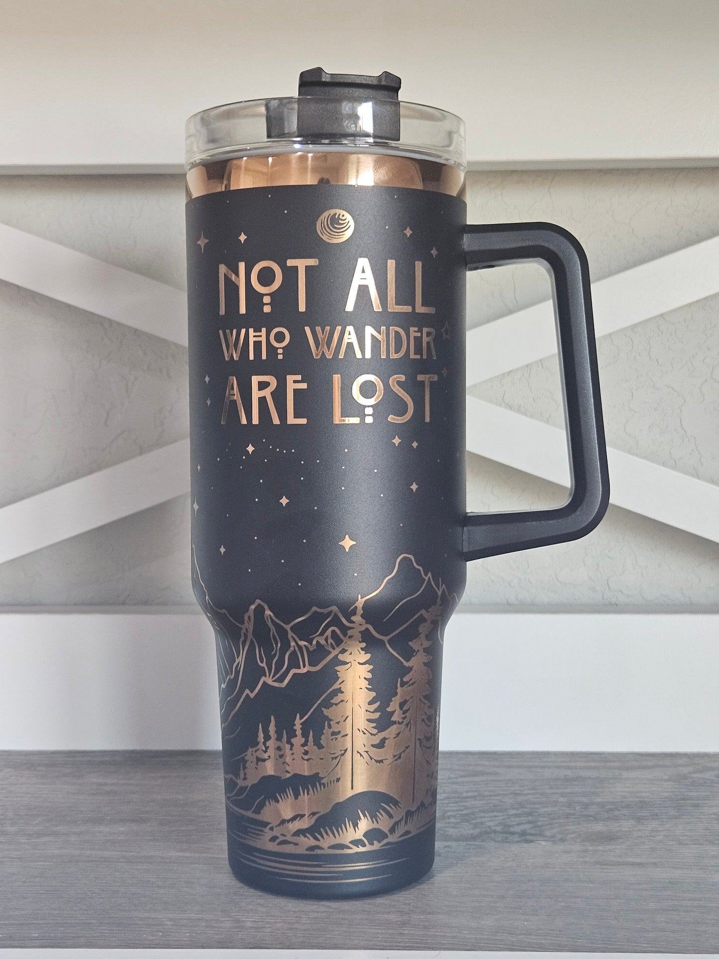WANDERLUST | 40 oz Cup - travel cup, travel Stanley, wanderlust, travel gift, wanderlust gift, traveler gift, Stanley
