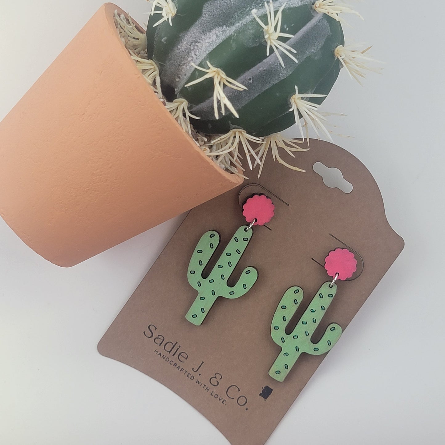 CACTUS | Stud + Dangle Earrings