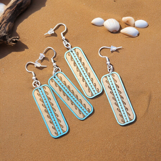 WAVE BAR | Dangle Earrings