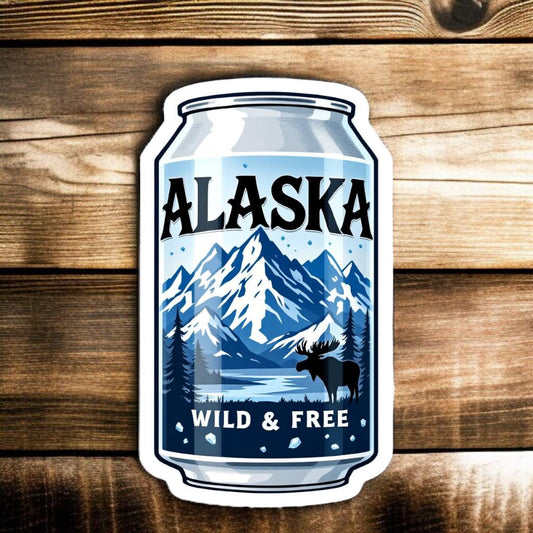 ALASKA CAN | Vinyl Sticker