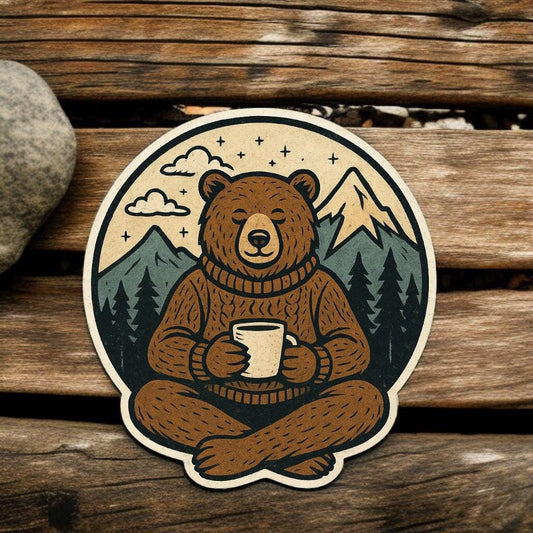 BEAR COFFEE | Vinyl Sticker