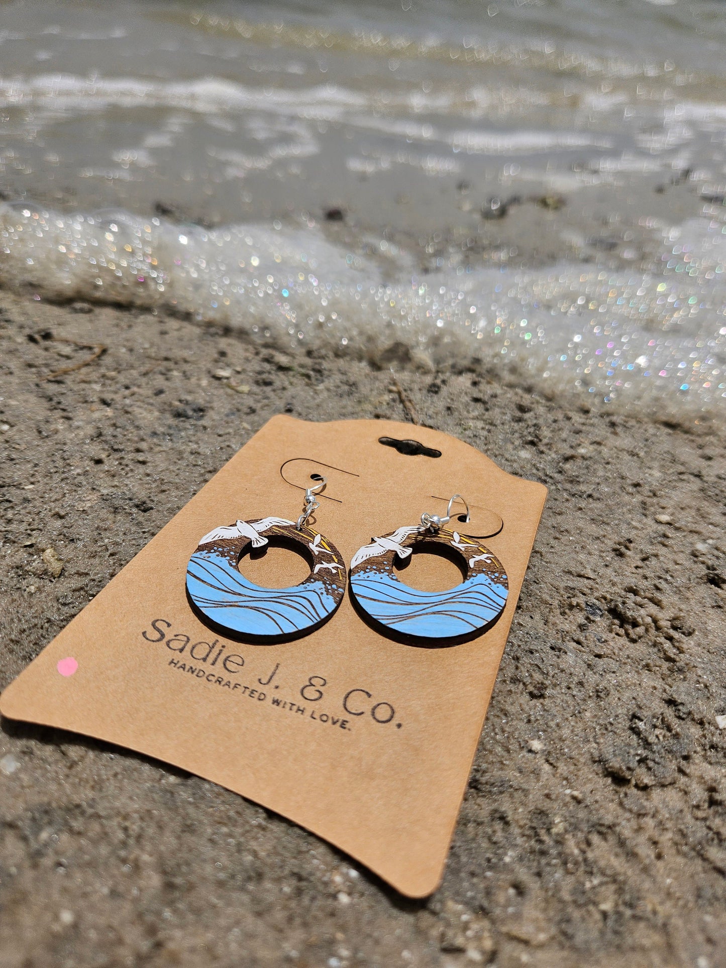 SEAGULL OCEAN | Dangle Earrings