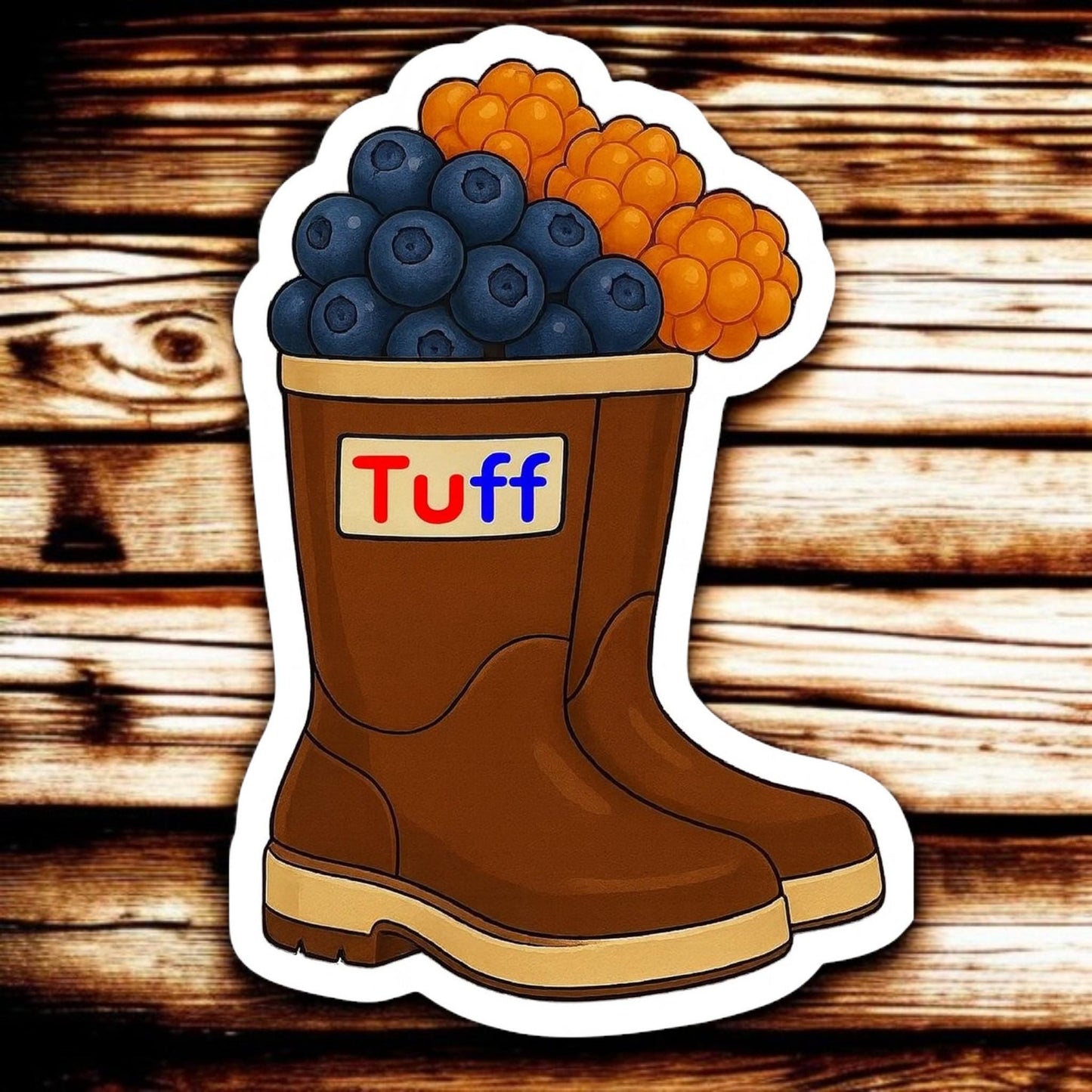 ALASKA BERRY BOOT | Vinyl Sticker