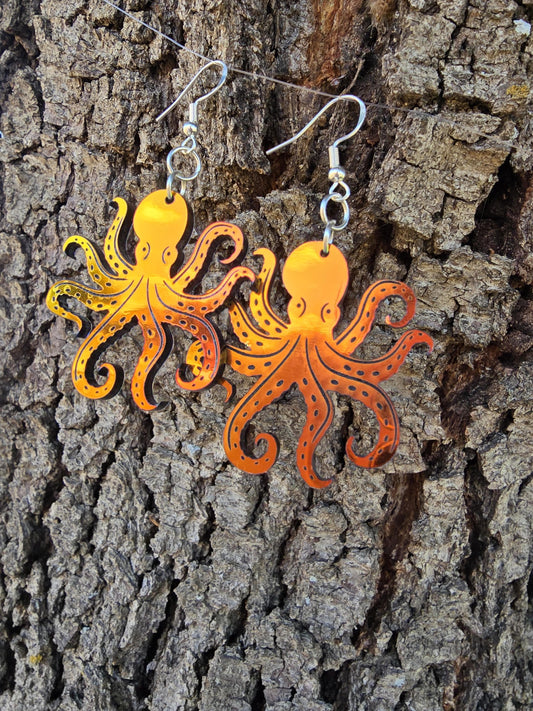 MIDNIGHT PRISM OCTOPUS | Dangle Earrings