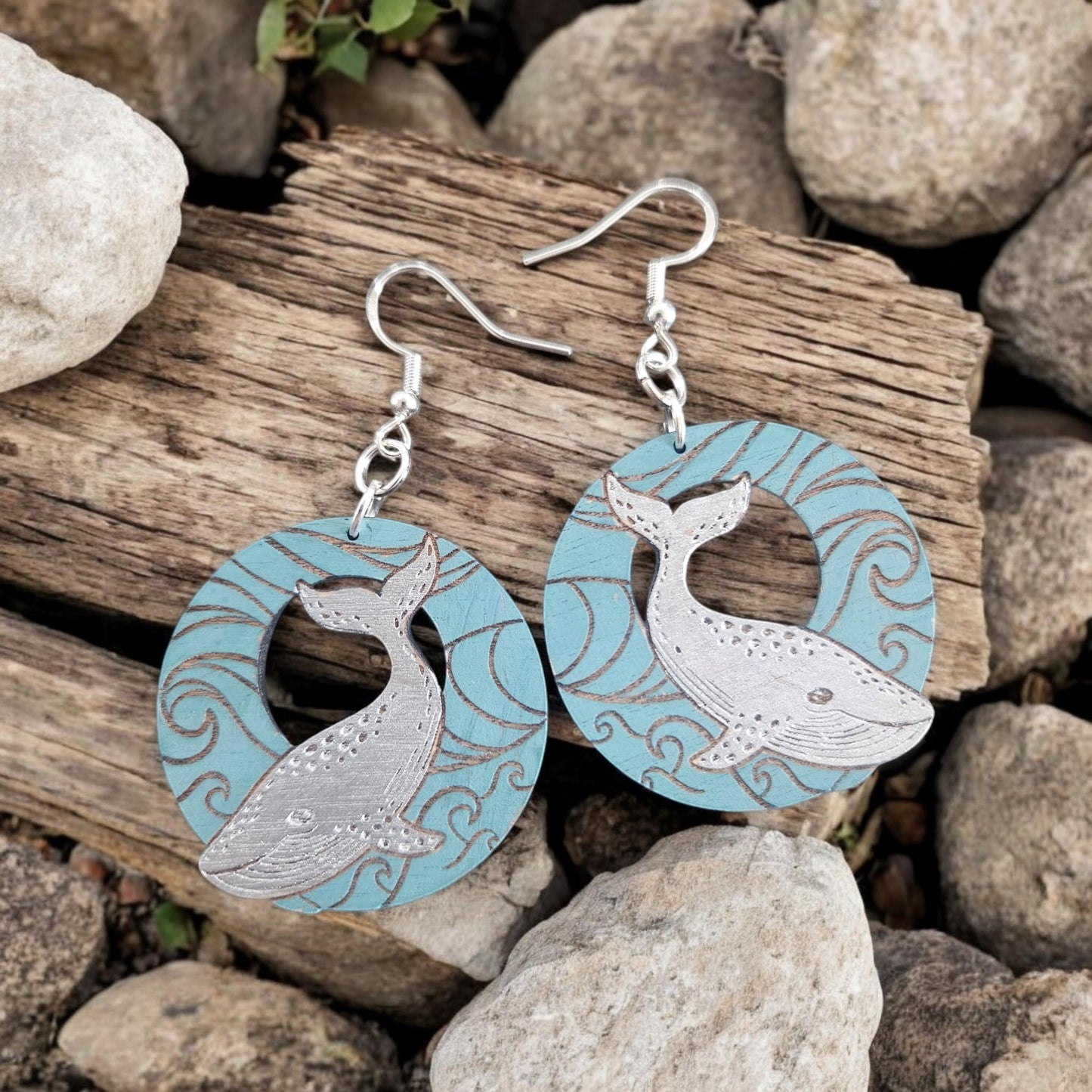 HUMPBACK WHALE | Dangle Earrings