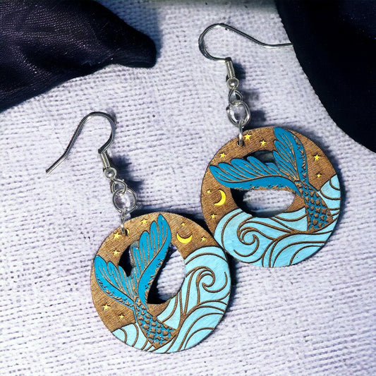 MERMAID TAIL | Dangle Earrings