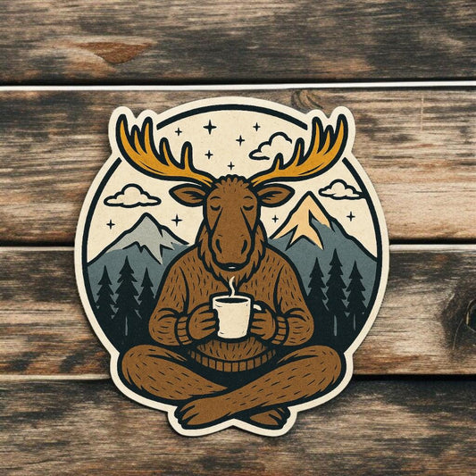 MOOSE COFFEE | Vinyl Sticker