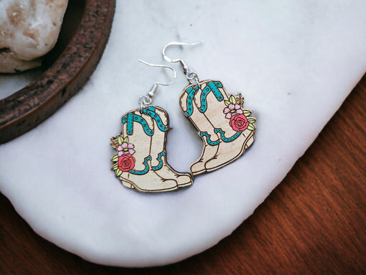 COWBOY BOOT | Dangle Earrings