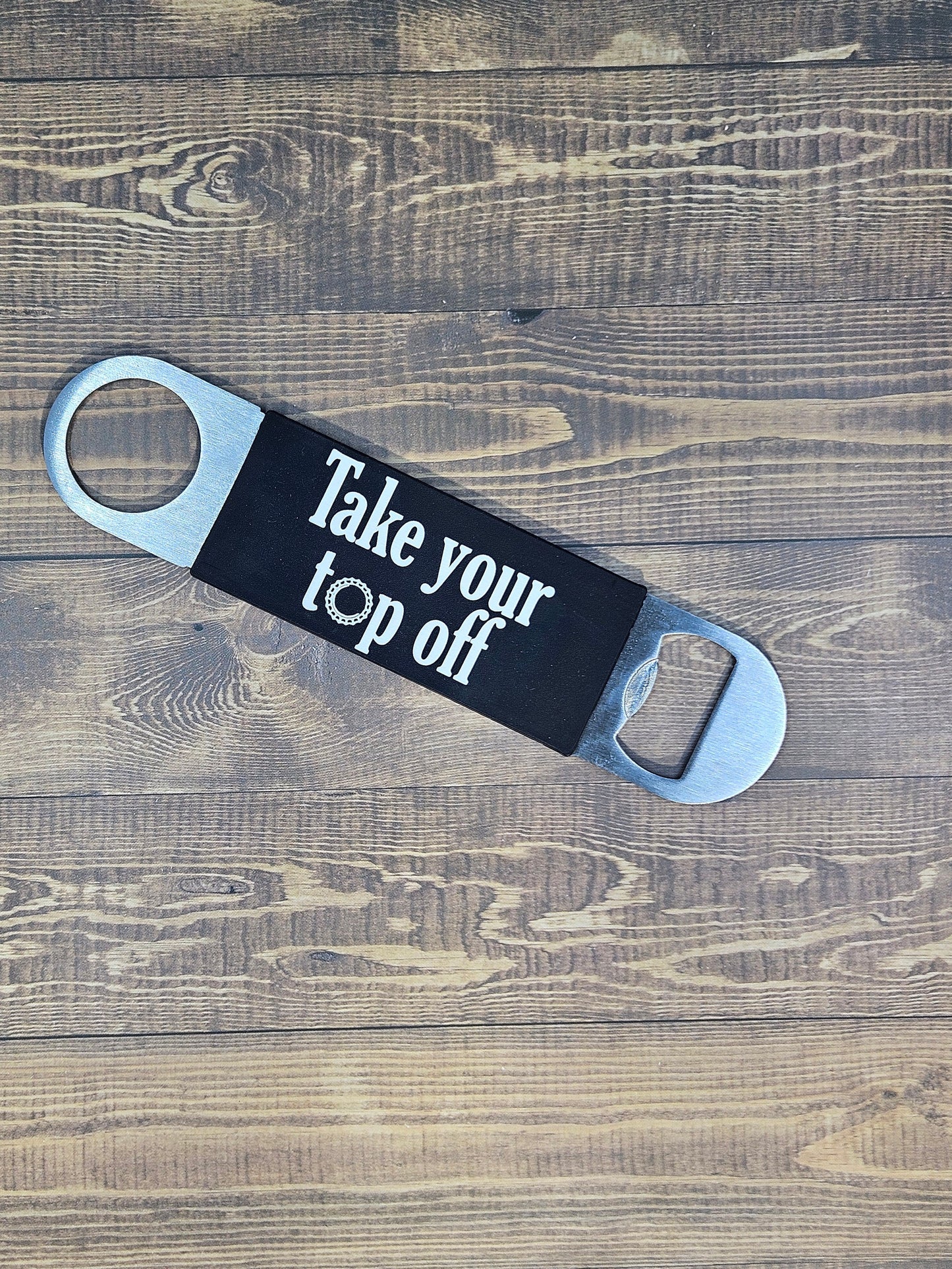 TOP OFF | Stainless Steel + Silicone Bottle Opener