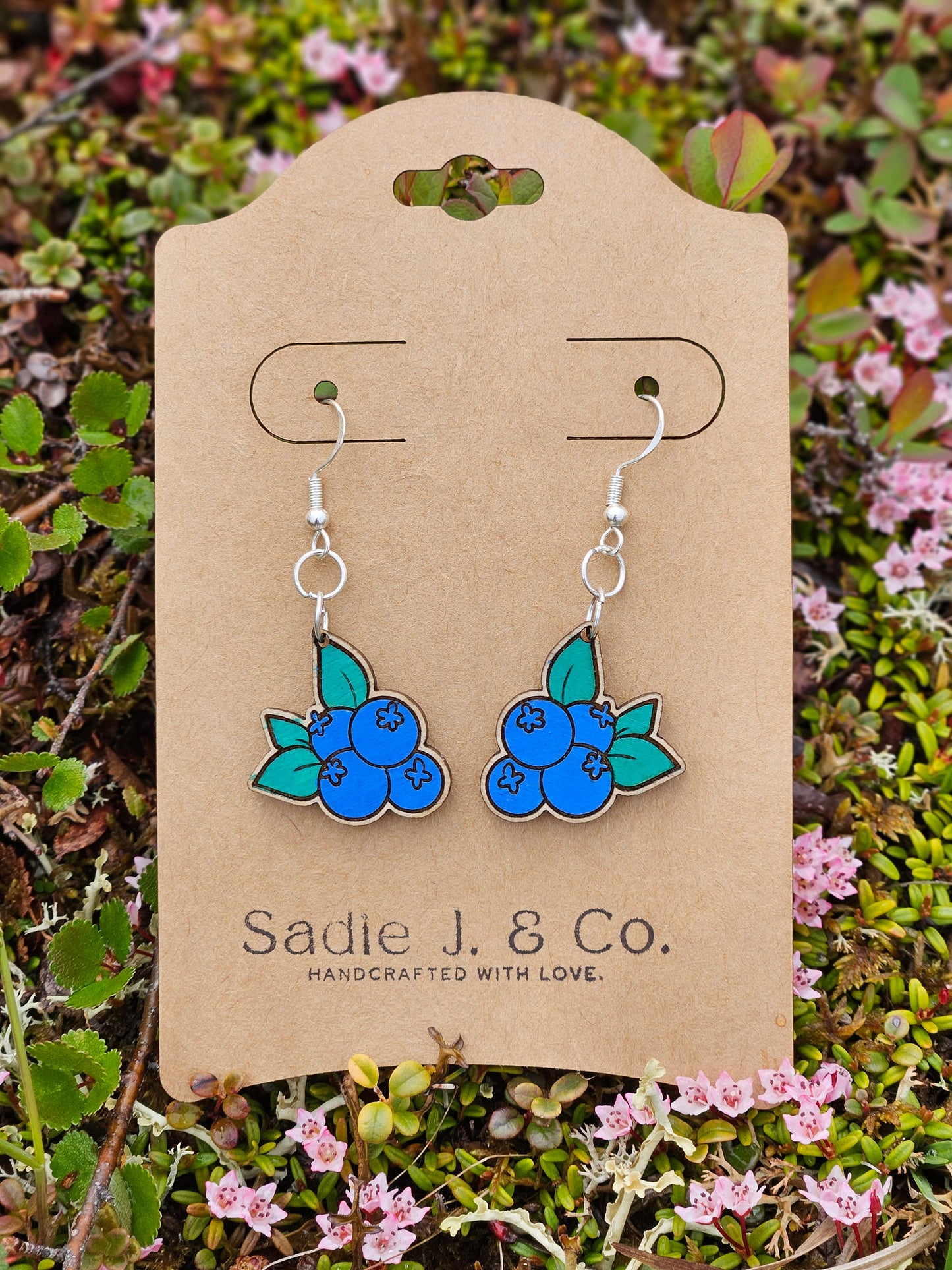 BLUEBERRY CLUSTER | Dangle Earrings