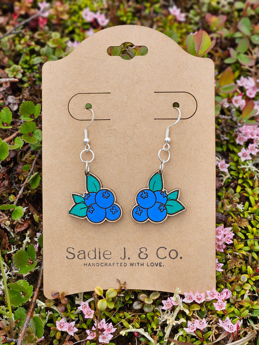 BLUEBERRY CLUSTER | Dangle Earrings
