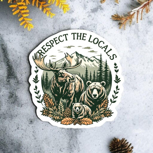 RESPECT THE LOCALS #2 | Vinyl Sticker